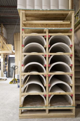 Castle GFRG column cover shipping process Castle GFRG column cover shipping process