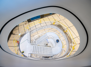 Custom GRG dome ceiling for Northeastern university exp building done by Castle Custom GRG dome ceiling for Northeastern university exp building done by Castle