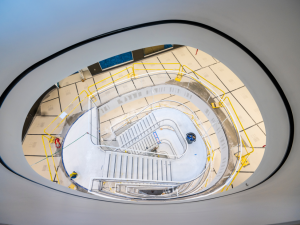 Custom GRG dome ceiling for Northeastern university exp building done by Castle Custom GRG dome ceiling for Northeastern university exp building done by Castle