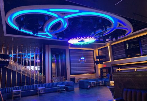 GRG Custom shape ceiling progress