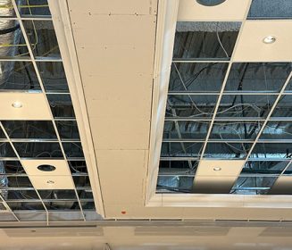 caesar ceiling project-1 Grid cover ceiling tile new orleans casino progress